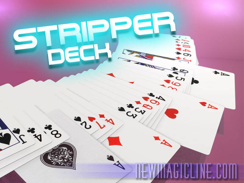 Das Stripper Deck im Bridge-Format ist besonders gut für kleine Hände geeignet.