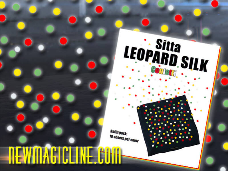 Leopard Silk-Punktetuch Nachfüllpack - Zaubertrick