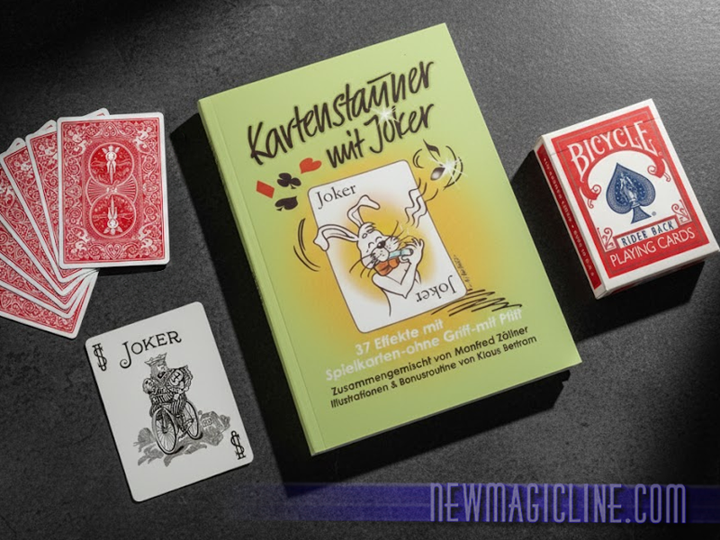Kartenstauner mit Joker (Zauberbuch) - Zauberbuch