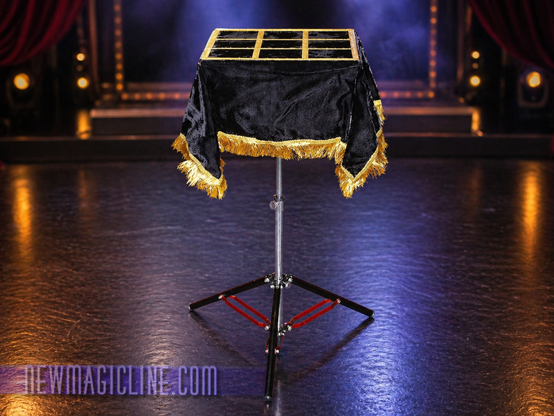 Zaubertisch Deluxe – eleganter Zaubertisch mit Samtfläche und stabilem Stativ