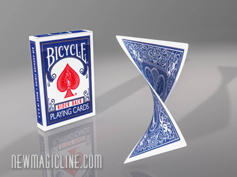 Bicycle Doppelrücken-Karten Blau - Trickkarten