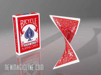Bicycle Doppelrücken-Karten Rot - Trickkarten
