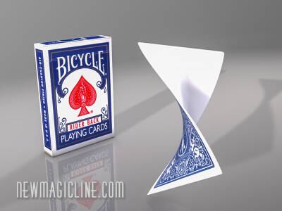 Bicycle Karten weiße Vorderseite Blau - Trickkarten
