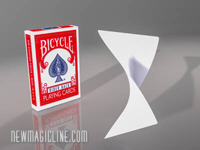 Bicycle Karten weiße Vorderseite Rückseite (Doppelblanko)