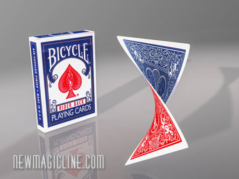 Bicycle Doppelrücken-Karten Rot/Blau - Trickkarten