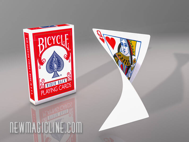 Bicycle Karten weiße Rückseite - Trickkarten