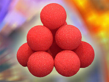 Sponge Ball  rot (Schwammball) einzeln 4 cm (1.5 inch) - Zaubertrick