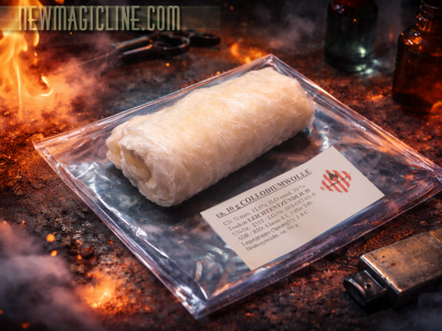 Pyrowatte Flash Cotton 10 Gramm weiß verbrennt blitzschnell - Pyroeffekt